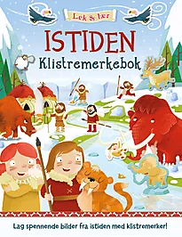Aktivitetsbok istiden lek&lær m/stickers