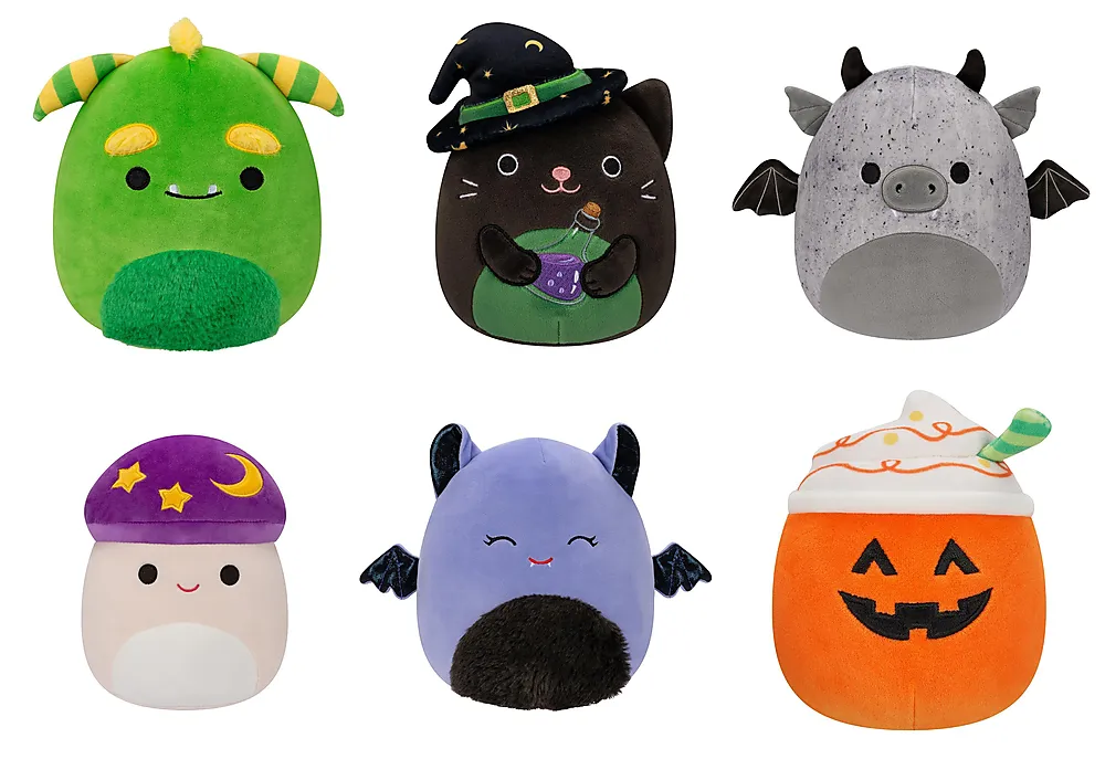 Bamse Squishmallows Halloween 19cm ass