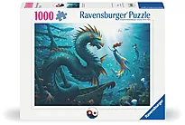 Puslespill 1000 Drage og havfrue