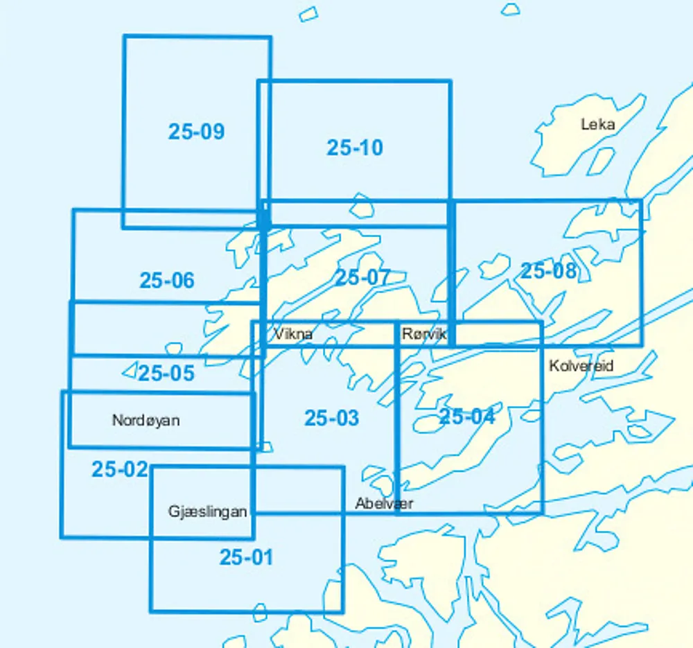 25-Vikna-Rørvik Båtsportkart