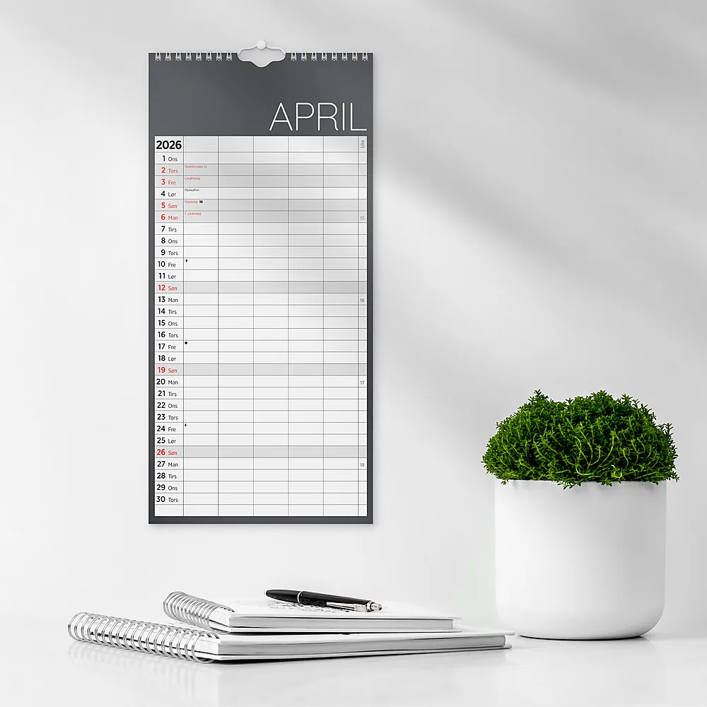 Veggkalender Hvem gjør hva