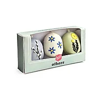 Påskeegg floral1 Others brodert 3pk