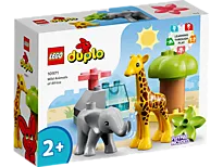 Ville dyr fra Afrika LEGO 2+