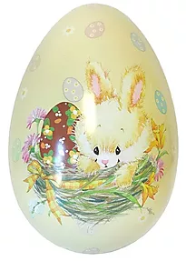 Påskeegg Gul Kanin