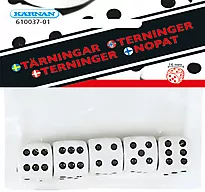 Terninger i pose 5 stk 15 mm
