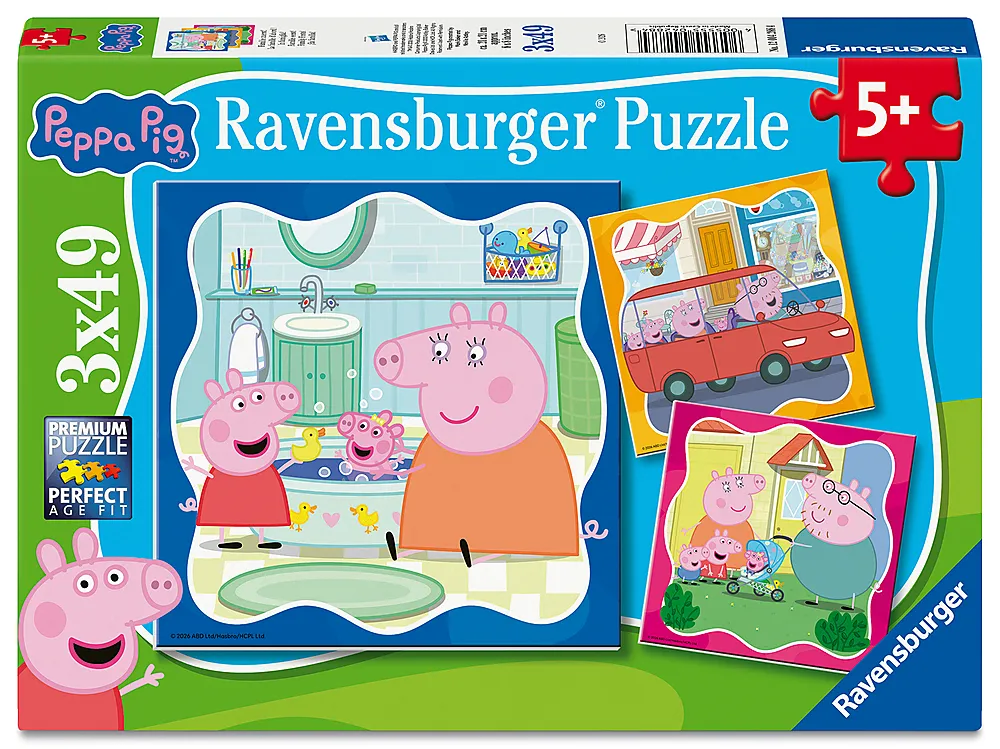 Puslespill 3x49 Peppa Gris