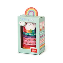 Papirtape 5 stk rainbow D6