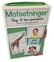 Skyv og lær-kortpakke - Motsetninger