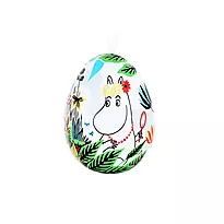 Dekorasjonsegg metall Mummi i enga