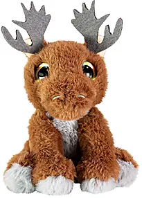 Bamse Lumo Elg Kari brun classic 14cm