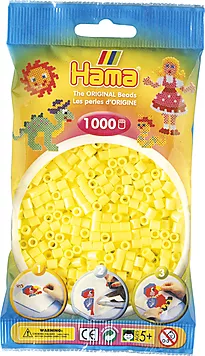Perler Hama Midi 1000 stk gul pastell