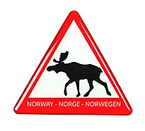 Magnet elgskilt