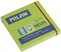 Sticky Notes MILAN 76X76mm grønn