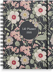 Ukekalender Life Planner 2026 Floral A6
