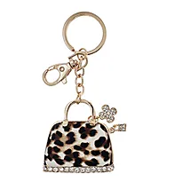 Nøkkelring bag charm anker
