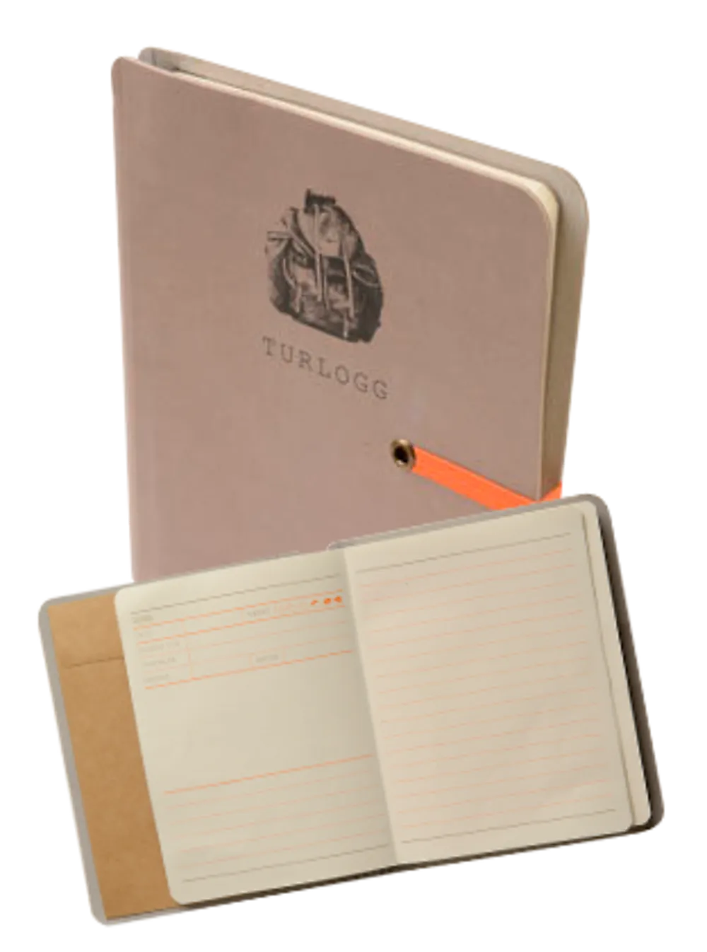 Notatbok turlogg 80 ark 13x15 cm