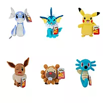 Bamse Pokemon 20cm 6 ass