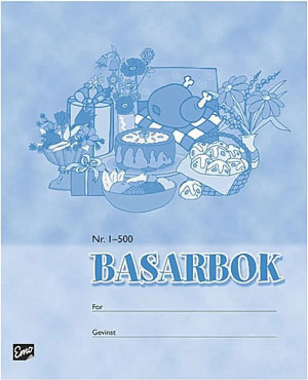 Loddbok EMO Basarbok 1- 500 Lodd
