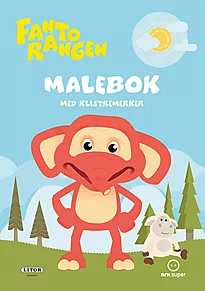 Malebok Fantorangen m/klistermerker
