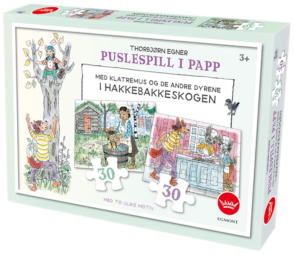 Puslespill 2x30 Hakkebakkeskogen