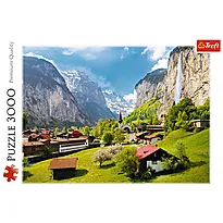 Puslespill 3000 Lauterbrunnen Sveits