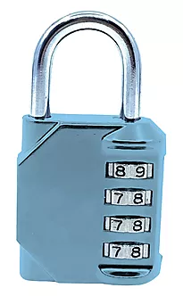 Hengelås mint med 4 tall 6cm