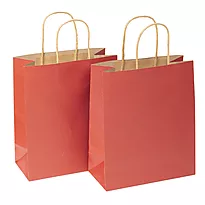 Gavepose M kraft 2pk rød