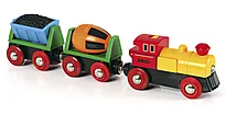 Lokmotiv BRIO® med 2 vogner
