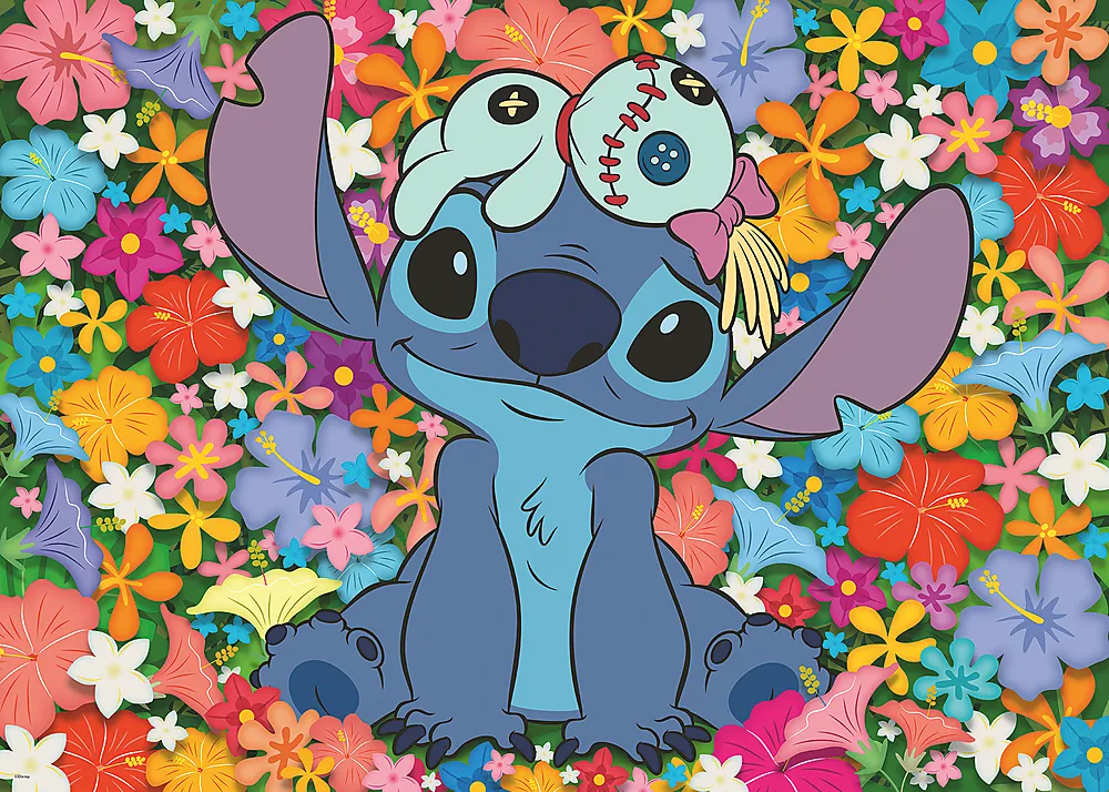 Puslespill 1000 Disney Stitch