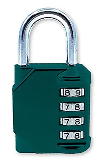 Hengelås 6 cm teal