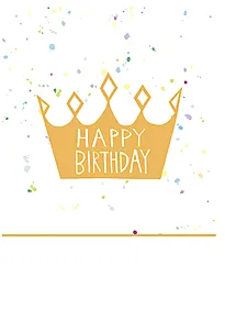 Kort doble happy birthday