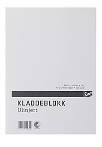 Kladdeblokk EMO A5 ulinjert 60g 100 blad