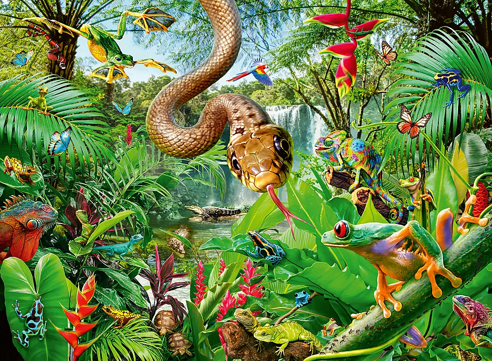 Puslespill 300 Reptil resort