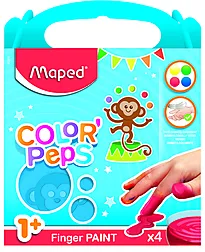 Fingermaling MAPED Color Peps 4 farger