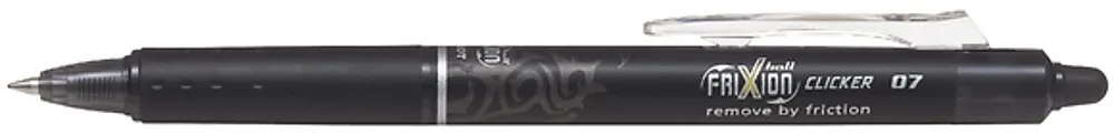 Geleroller PILOT Frixion Click 0,7 sort