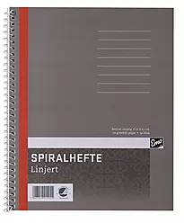 Spiralhefte EMO 17x21cm 70g 50bl linjer