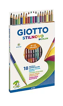 Fargeblyant Giotto 18 blyanter, 36 frg