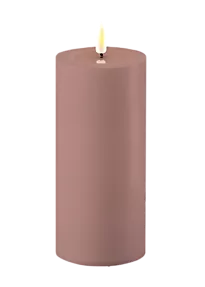 Kubbelys Deluxe LED outdoor 7x15cm rød
