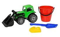 Traktor med sandsett 4 deler