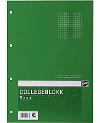 Collegeblokk EMO A4 60g 80bl ruter (2)