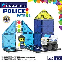 Byggesett MAGNA-TILES Police Patrol (20)
