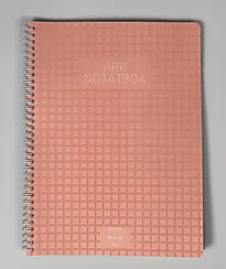 Spiralhefte ARK A4 70g 80bl ruter rosa