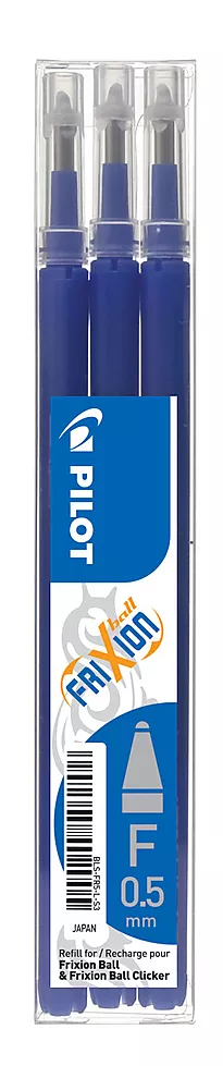 Refill PILOT Frixion 0,5 blå (3)