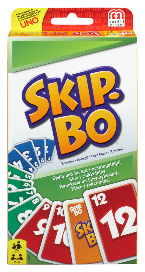 Skip Bo kortspill – spill fra Ark