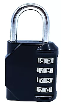 Hengelås 6 cm sort