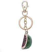 Nøkkelring bag charm melon