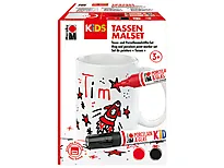 Porselen & Glass tusjer med kopp TIM