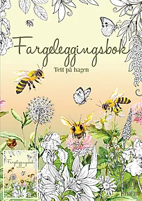 Fargeleggingsbok A4 Tett på hagen