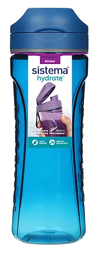 Drikkeflaske Tritan Swift 600ml blå