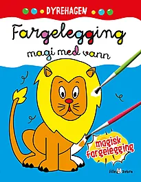 Aktivitetsbok dyrene magisk fargelegging